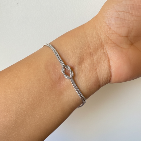 Silver Knot Bracelet