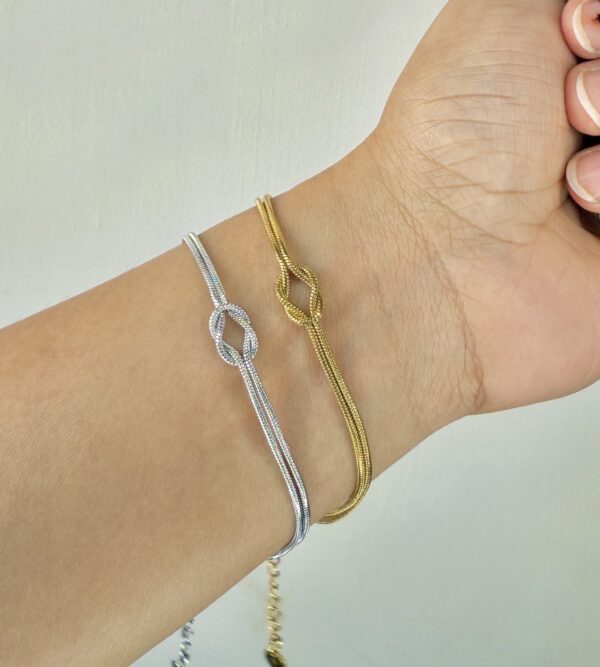 Silver Knot Bracelet