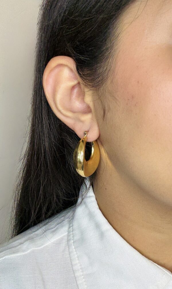 Luna Crescent Hoops