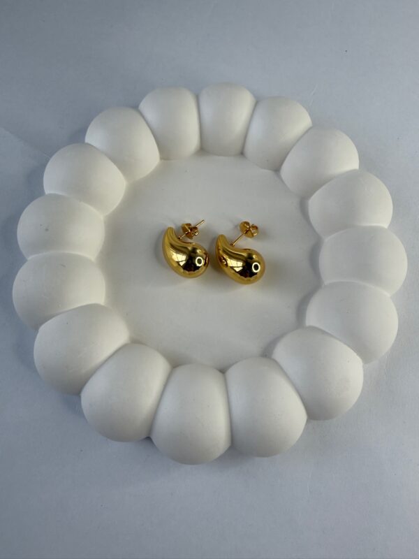Golden Dewdrop Studs