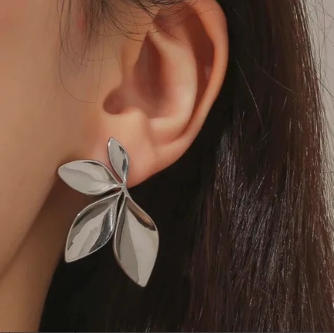 Moon Petal Studs