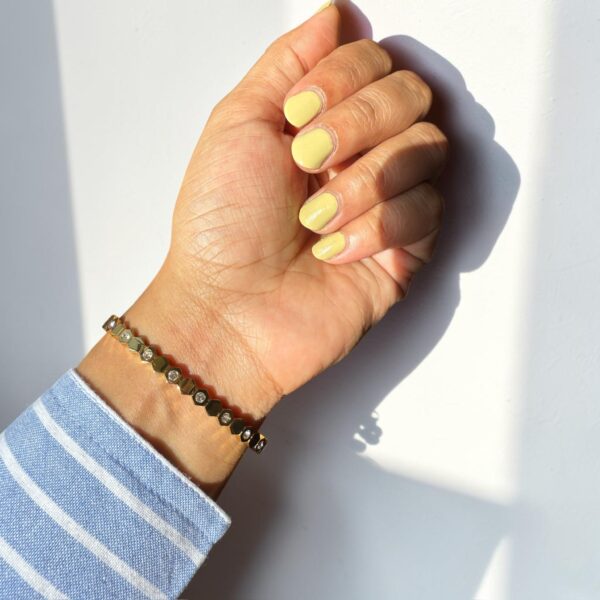 Honeycomb Gold Bracelet