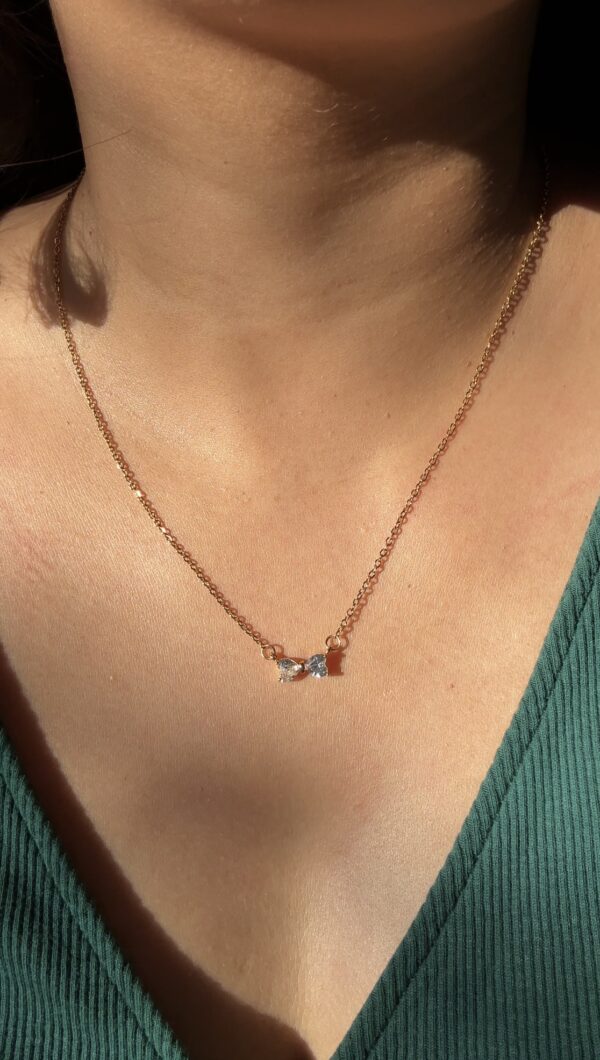 Bow Sparkle Necklace