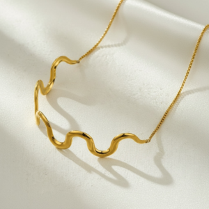 Wave Link Necklace