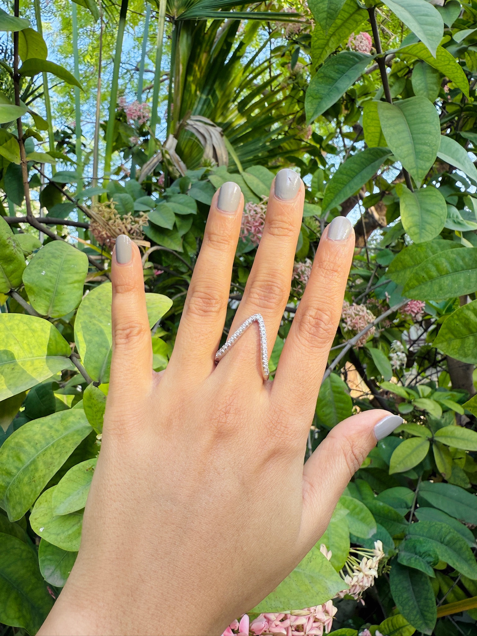 Diamond V Ring