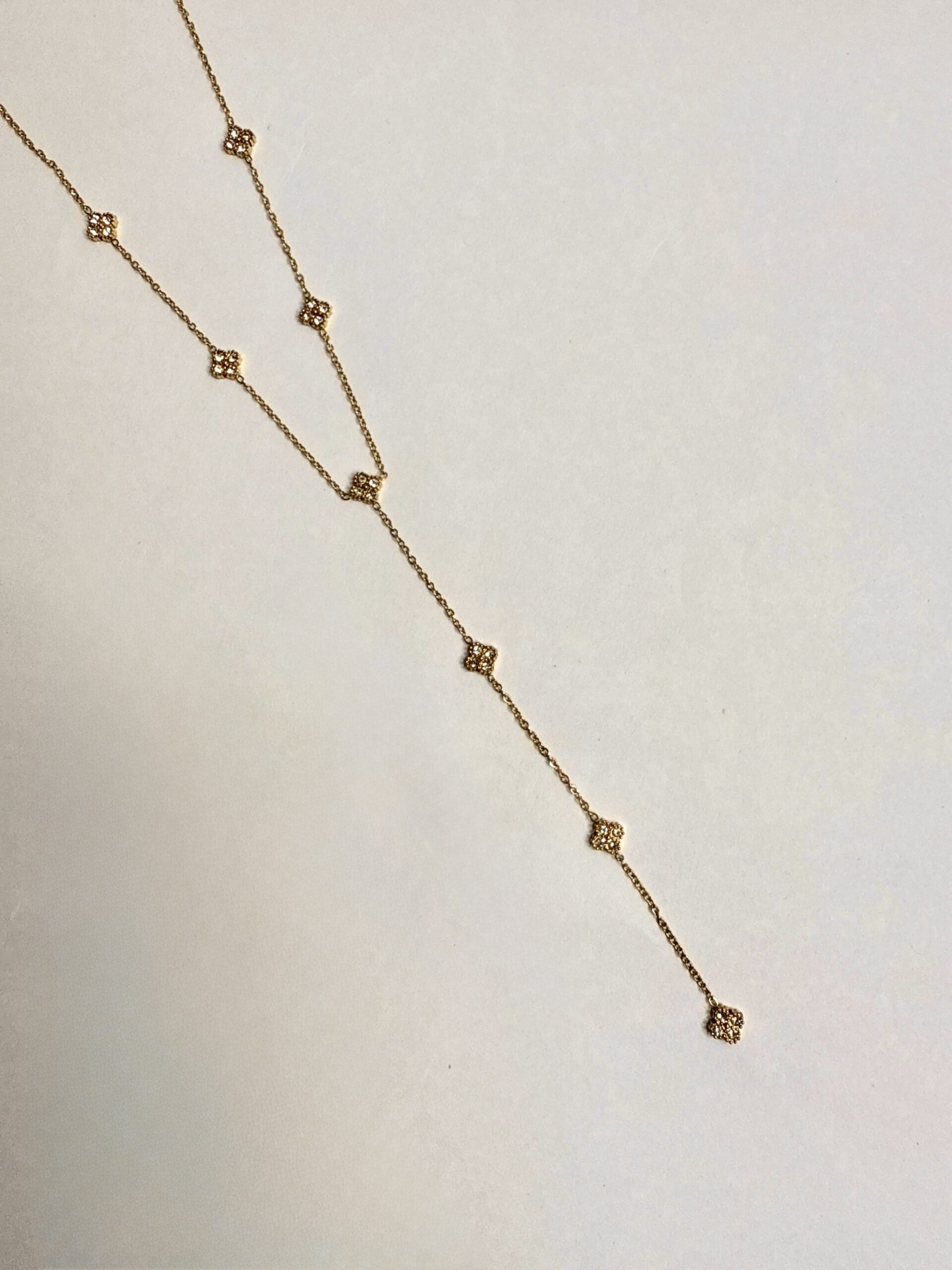Clover Drop Necklace