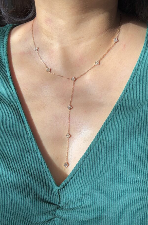 Clover Drop Necklace