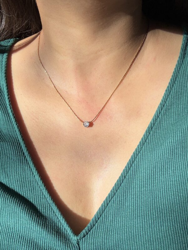 Solitaire Glow Necklace