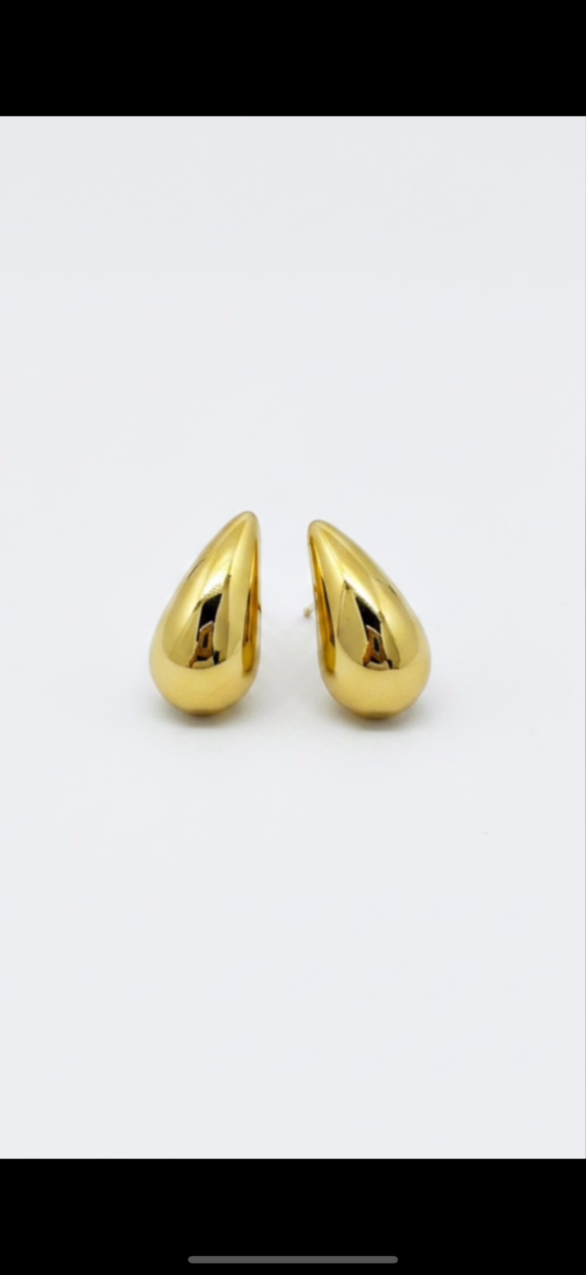 Golden Dewdrop Studs