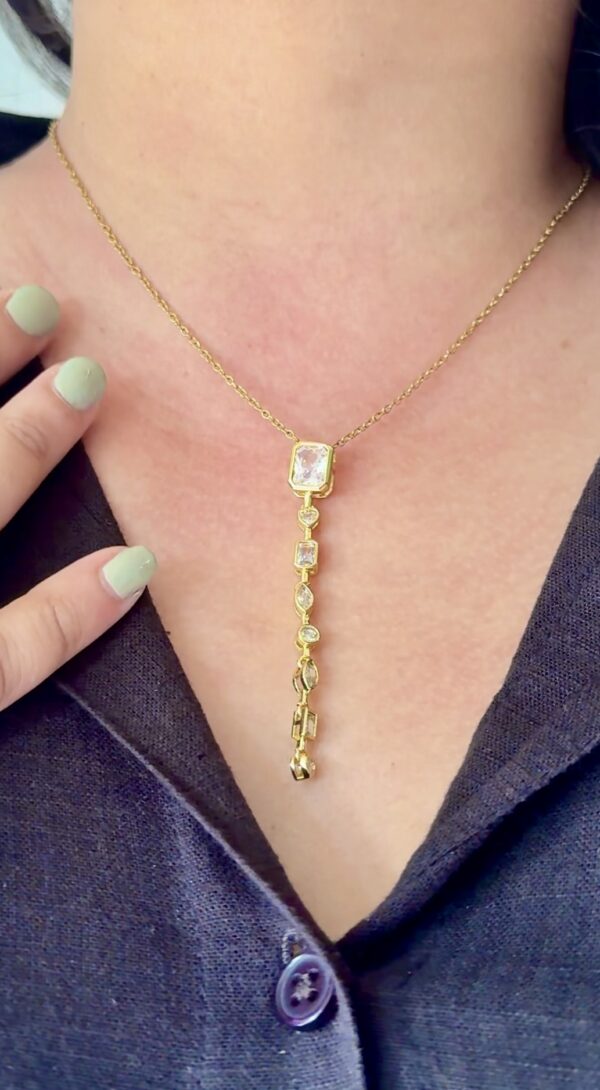 Crystal Drop Necklace