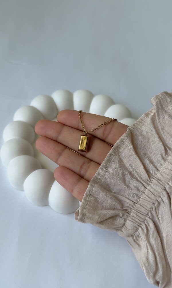 Amber Tile Necklace