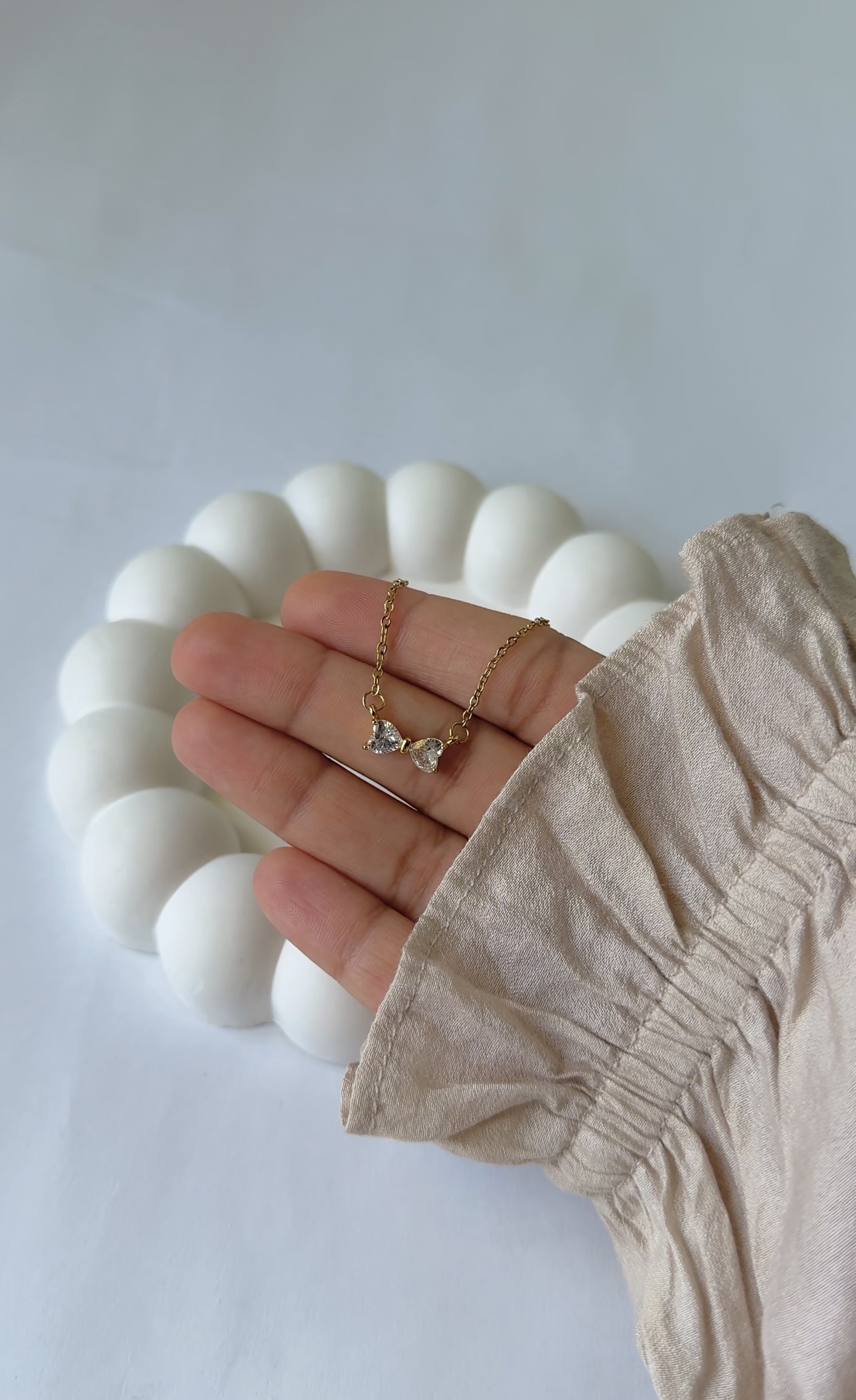 Bow Sparkle Necklace