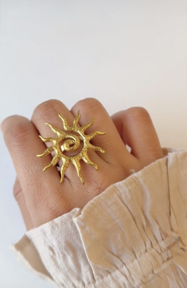 Solar Spiral Ring