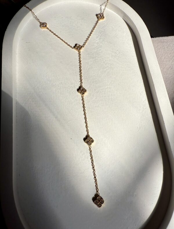 Clover Drop Necklace