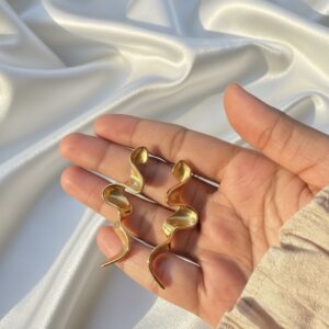 Serpentine Ribbon Earrings