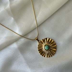 Turquoise Sun Necklace