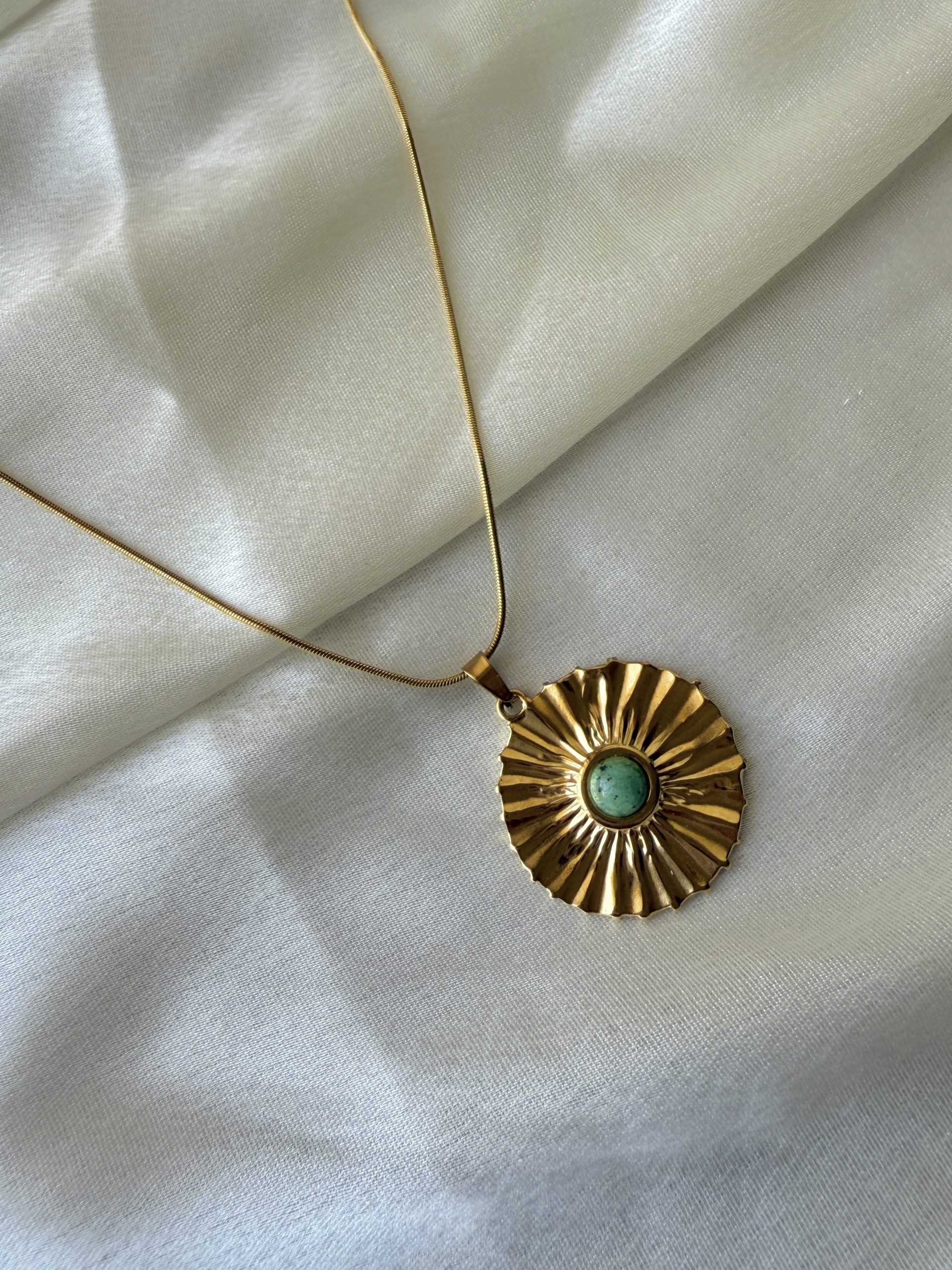 Turquoise Sun Necklace