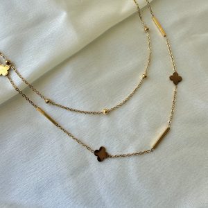 Clover Layer Necklace