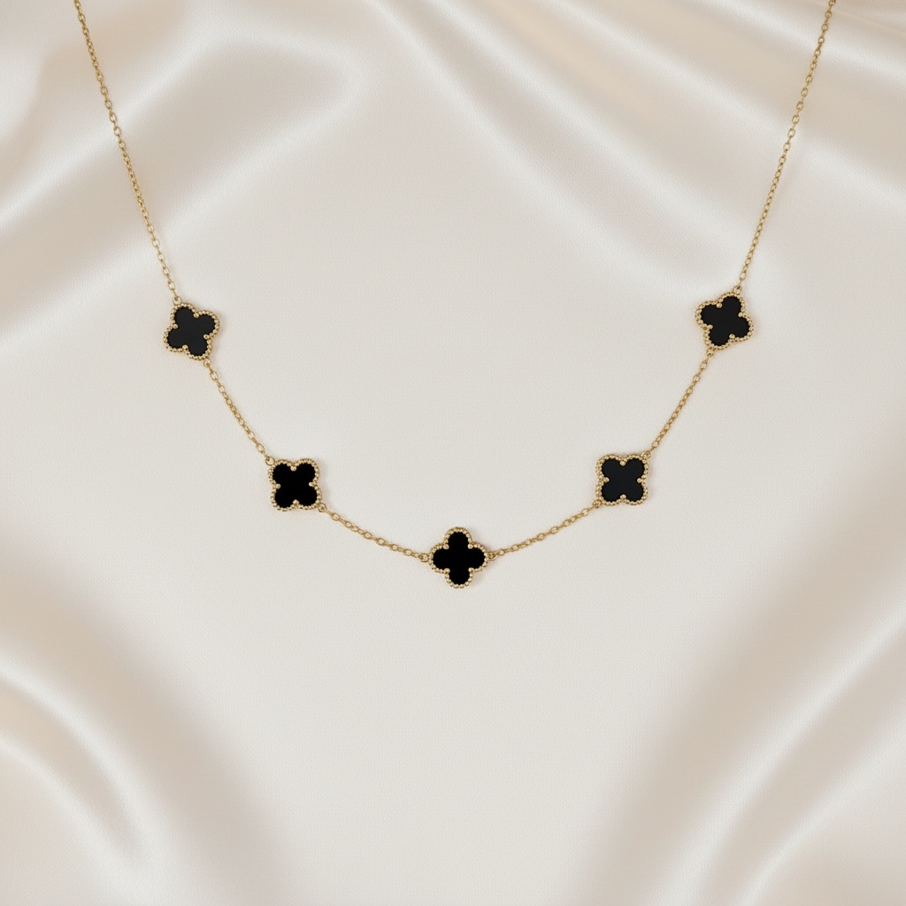 Black Clover Necklace