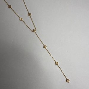Clover Drop Necklace