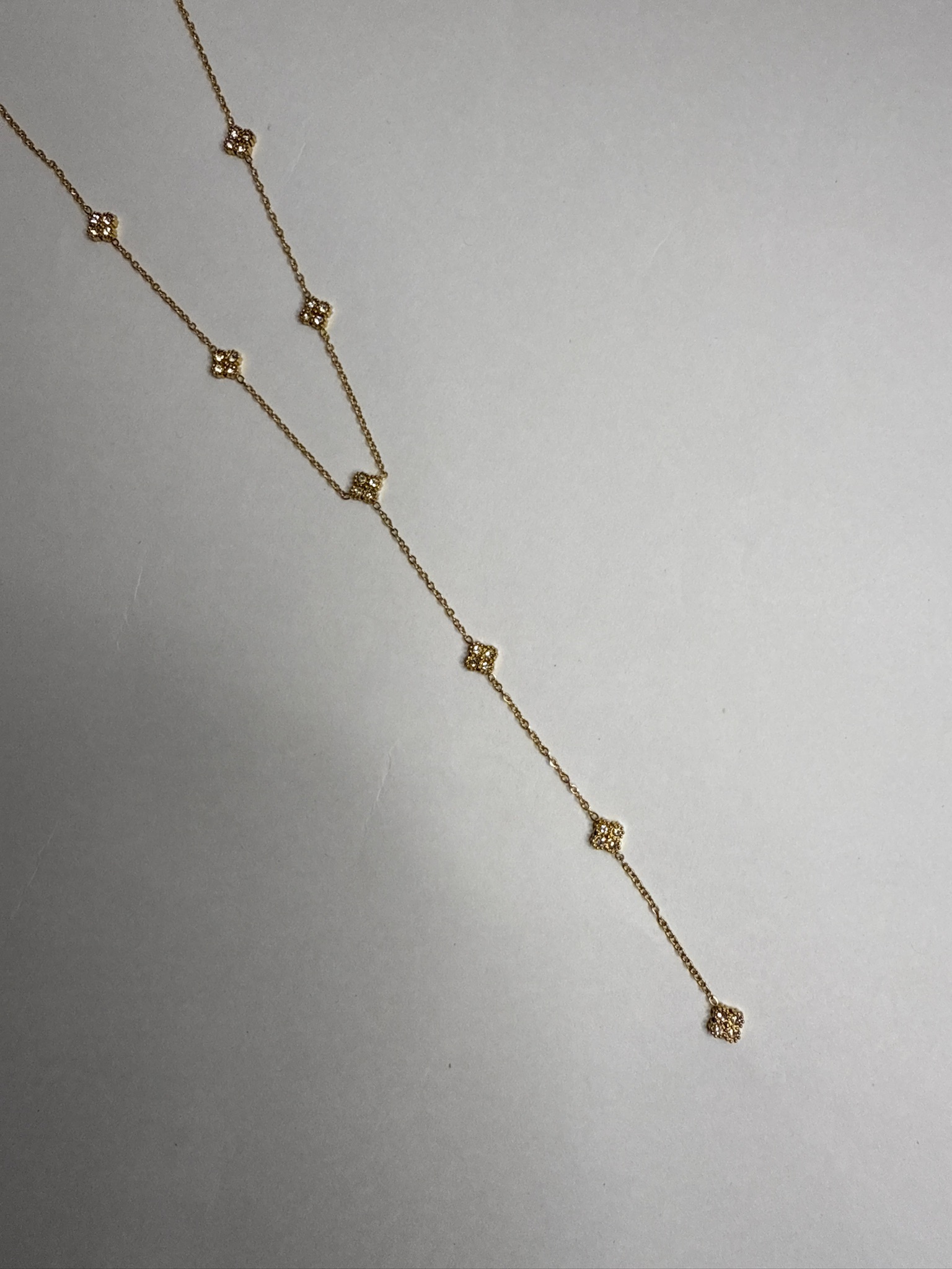 Clover Drop Necklace
