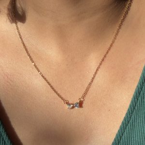 Bow Sparkle Necklace