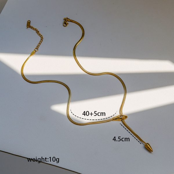 Cobra Drop Necklace
