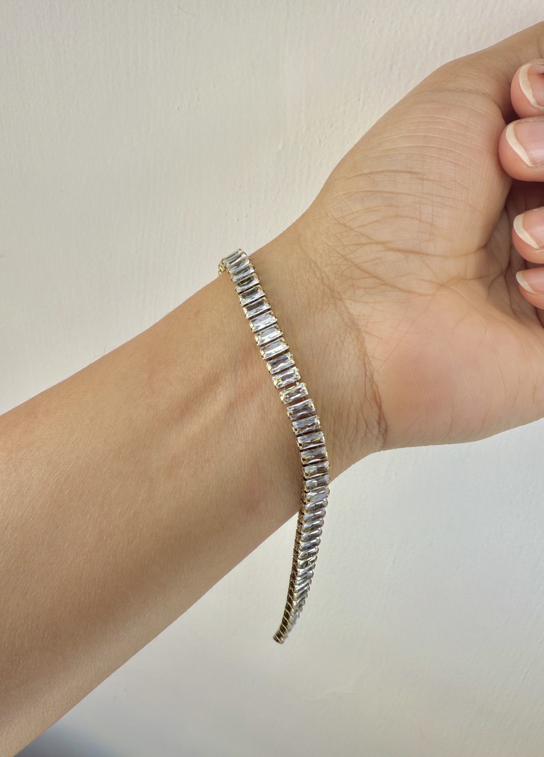 Crystal Baguette Bracelet