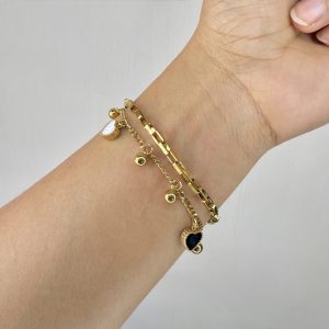 Midnight Charms Bracelet