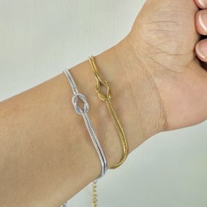Silver Knot Bracelet