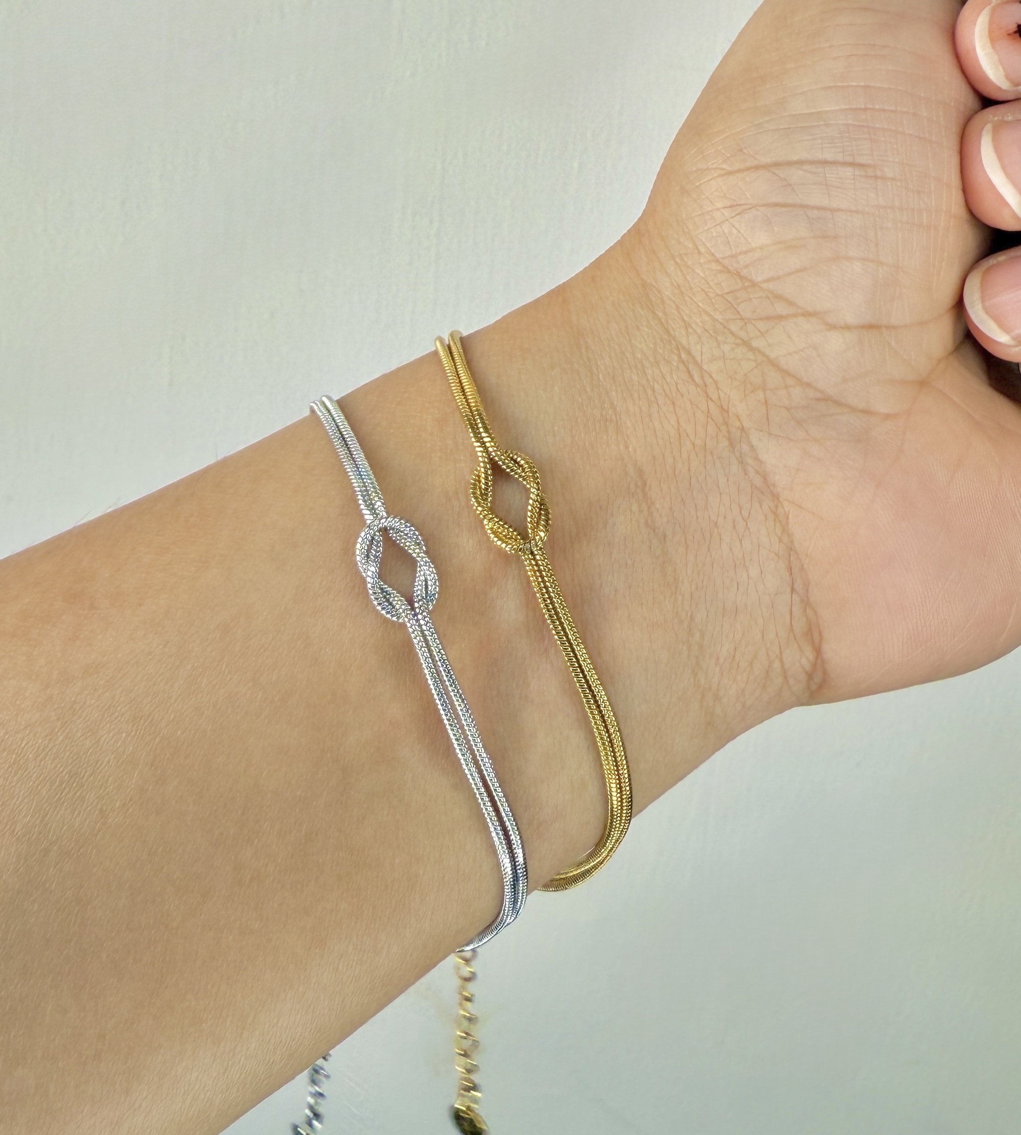 Silver Knot Bracelet