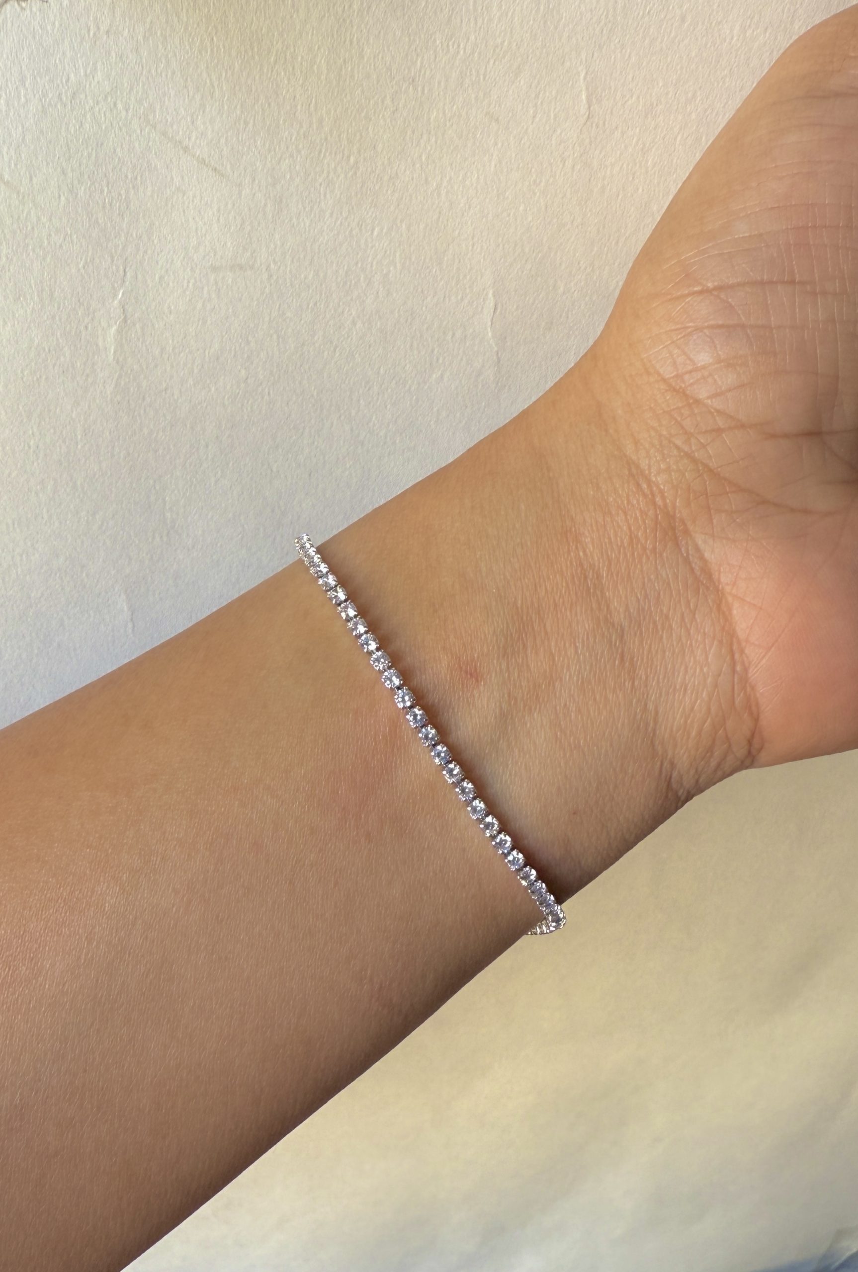 SIlver Tennis Bracelet