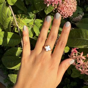 Ivory Clover Ring