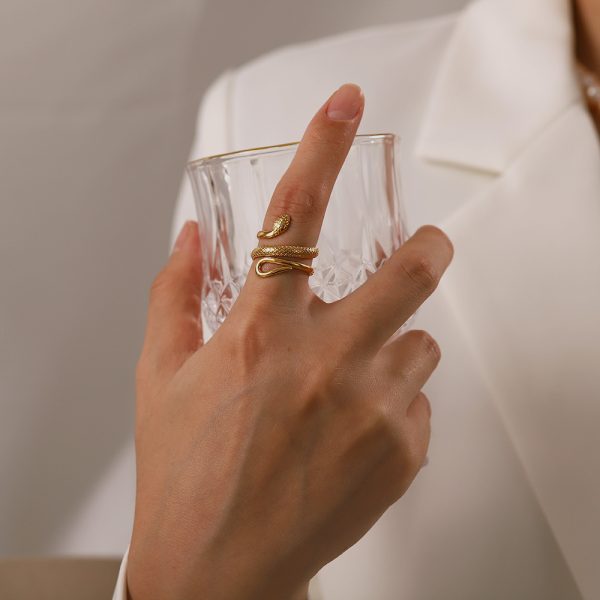 Serpent Wrap Ring