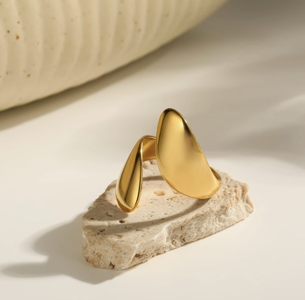 Golden Petal Ring