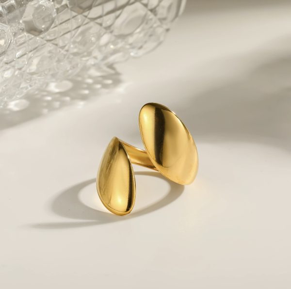 Golden Petal Ring