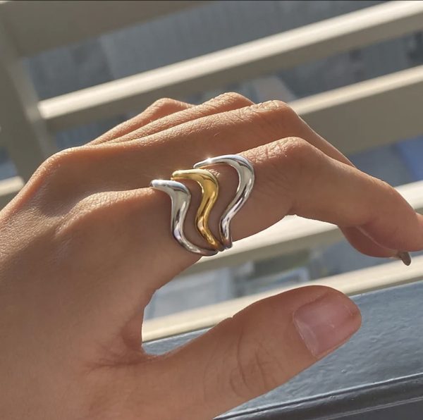 Tide Harmony Ring — 18K gold plated ring by EverAura Jewels