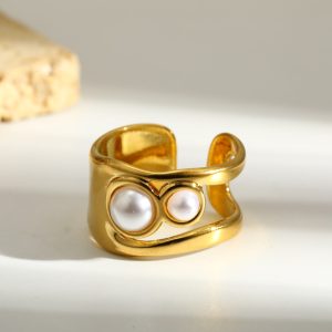 Pearl Duet Ring