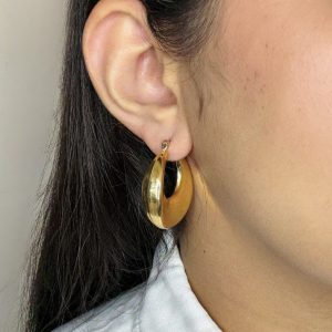 Luna Crescent Hoops
