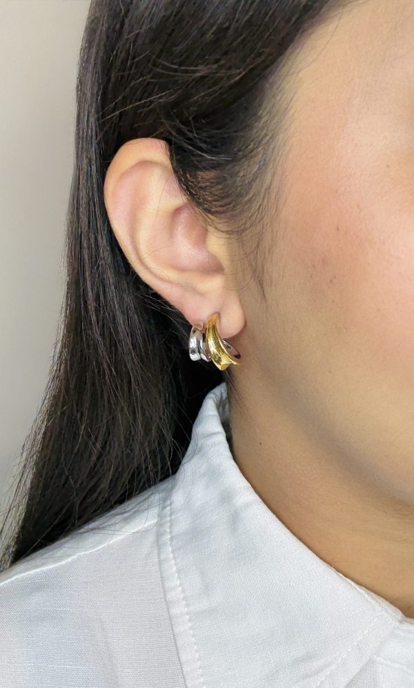 Duo Wave Studs