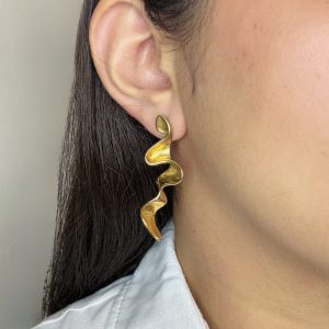 Serpentine Ribbon Earrings