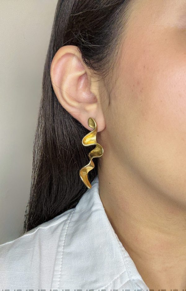 Serpentine Ribbon Earrings