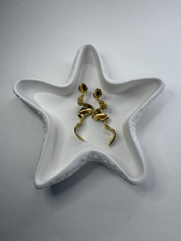 Serpentine Ribbon Earrings