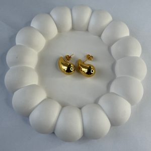 Golden Dewdrop Studs