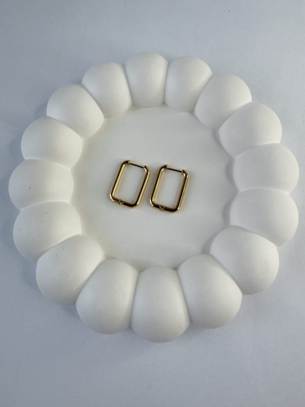 Ava Rectangle Hoops